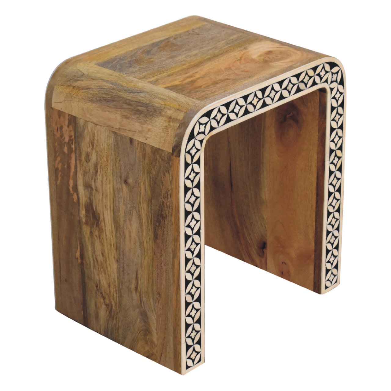 Edessa Bone Inlay Side Table