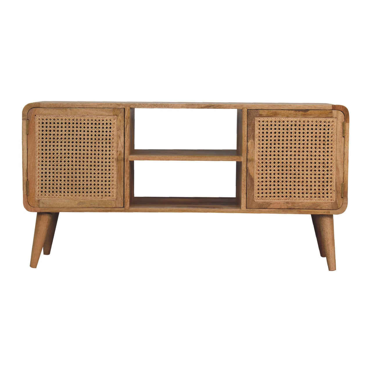 Sleek Scape Larrisa Woven TV Stand - Furniture One Shop