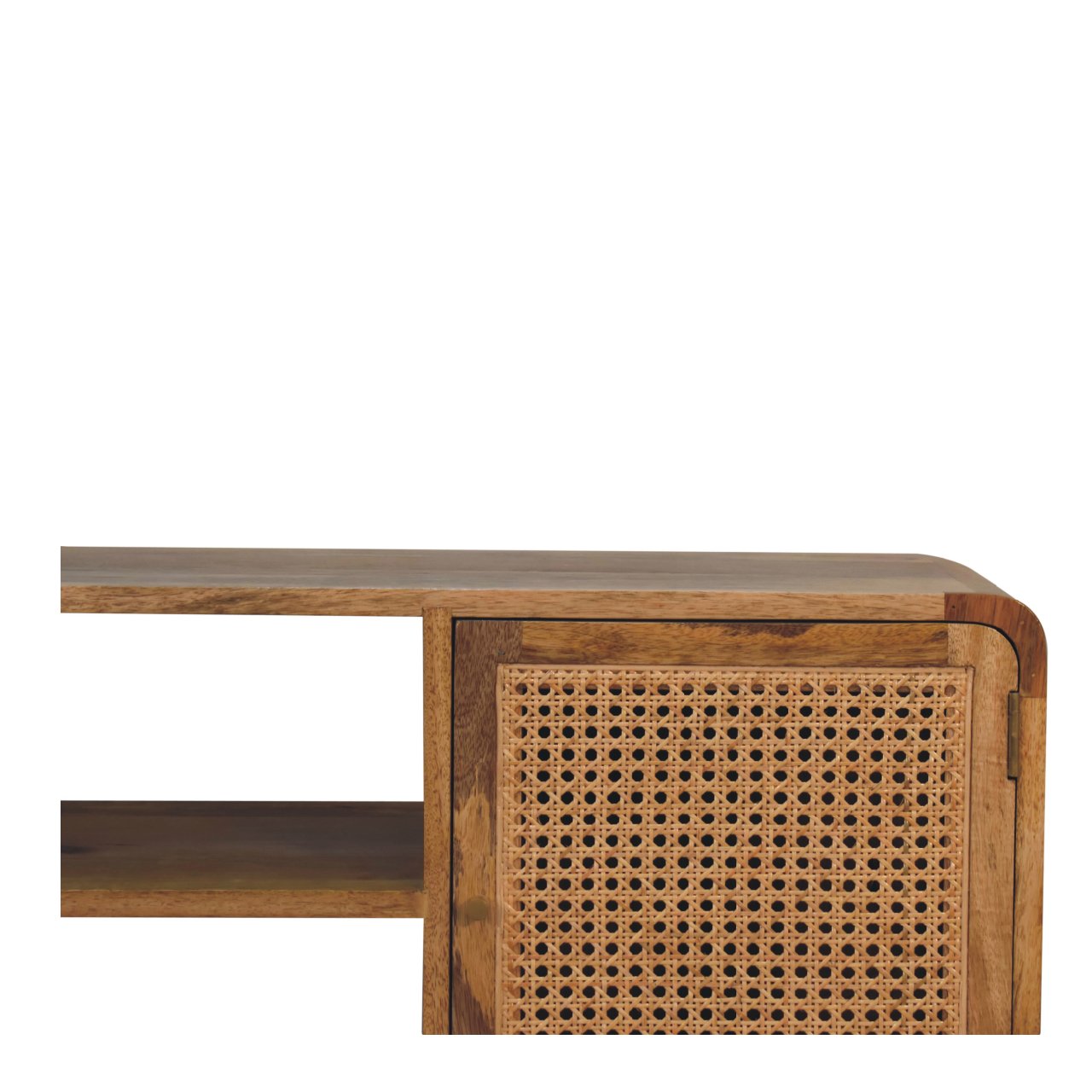 Sleek Scape Larrisa Woven TV Stand - Furniture One Shop
