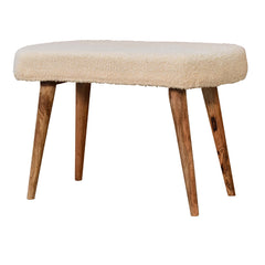 Feast Seat Cream Boucle Nordic Bench