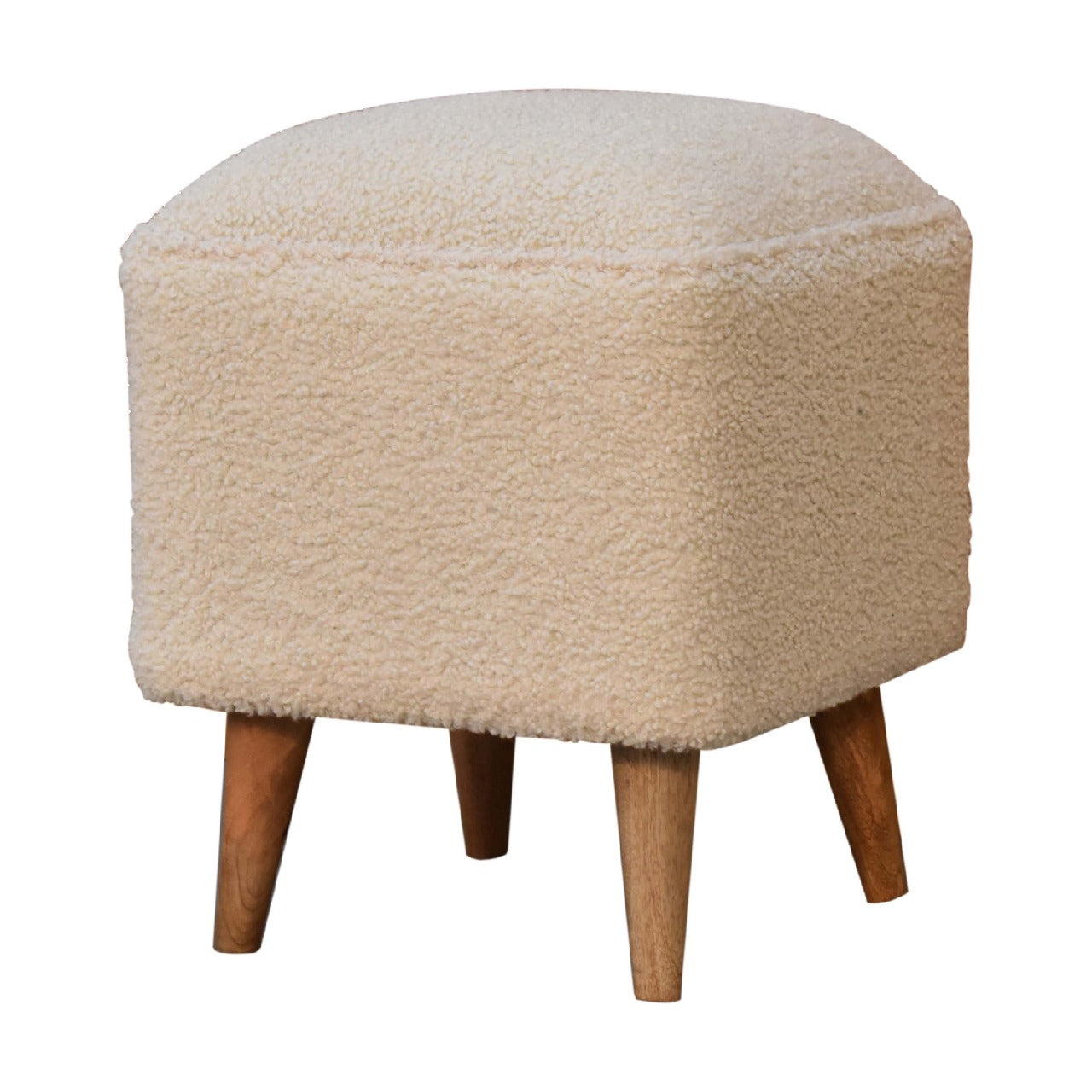 Gourmet Bench Cream Boucle Squoval Bench