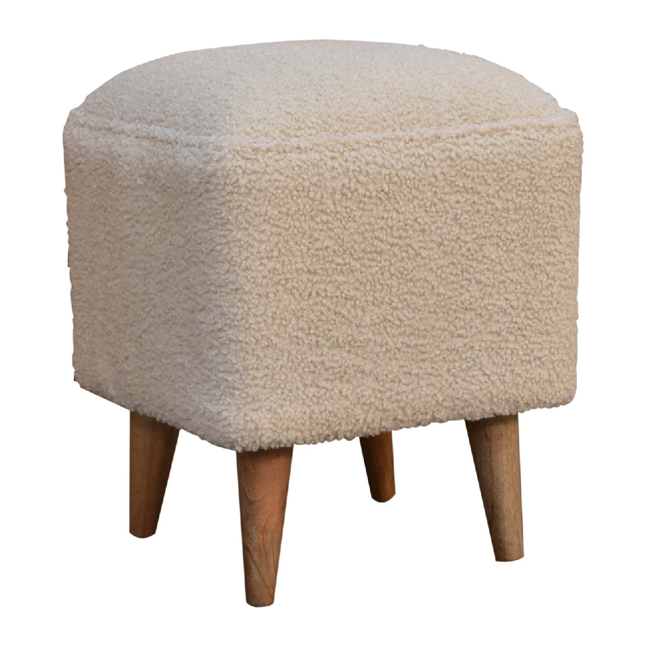 Gourmet Bench Cream Boucle Squoval Bench