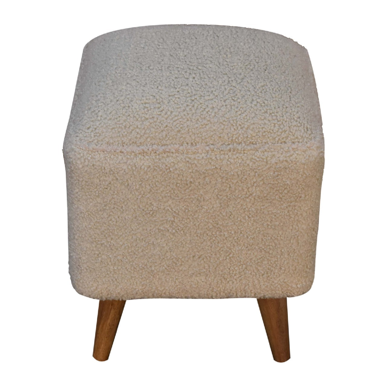 Gourmet Bench Cream Boucle Squoval Bench