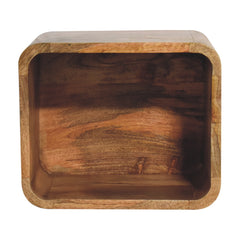 Danny Oak-ish Floating Open Bedside - Furniture One Shop