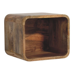 Danny Oak-ish Floating Open Bedside - Furniture One Shop