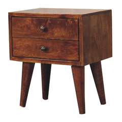 Tommy Mini Chestnut Modern Bedside