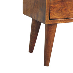 Tommy Mini Chestnut Modern Bedside