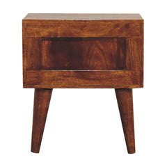 Tommy Mini Chestnut Modern Bedside