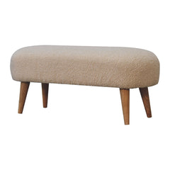 Tasting Seat Boucle Hallway Bench