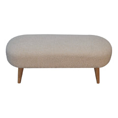 Tasting Seat Boucle Hallway Bench