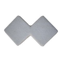 MiniMellow White Boucle Twin Footstool