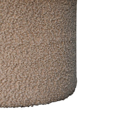LeisureLedge Mud Boucle Mushroom Footstool