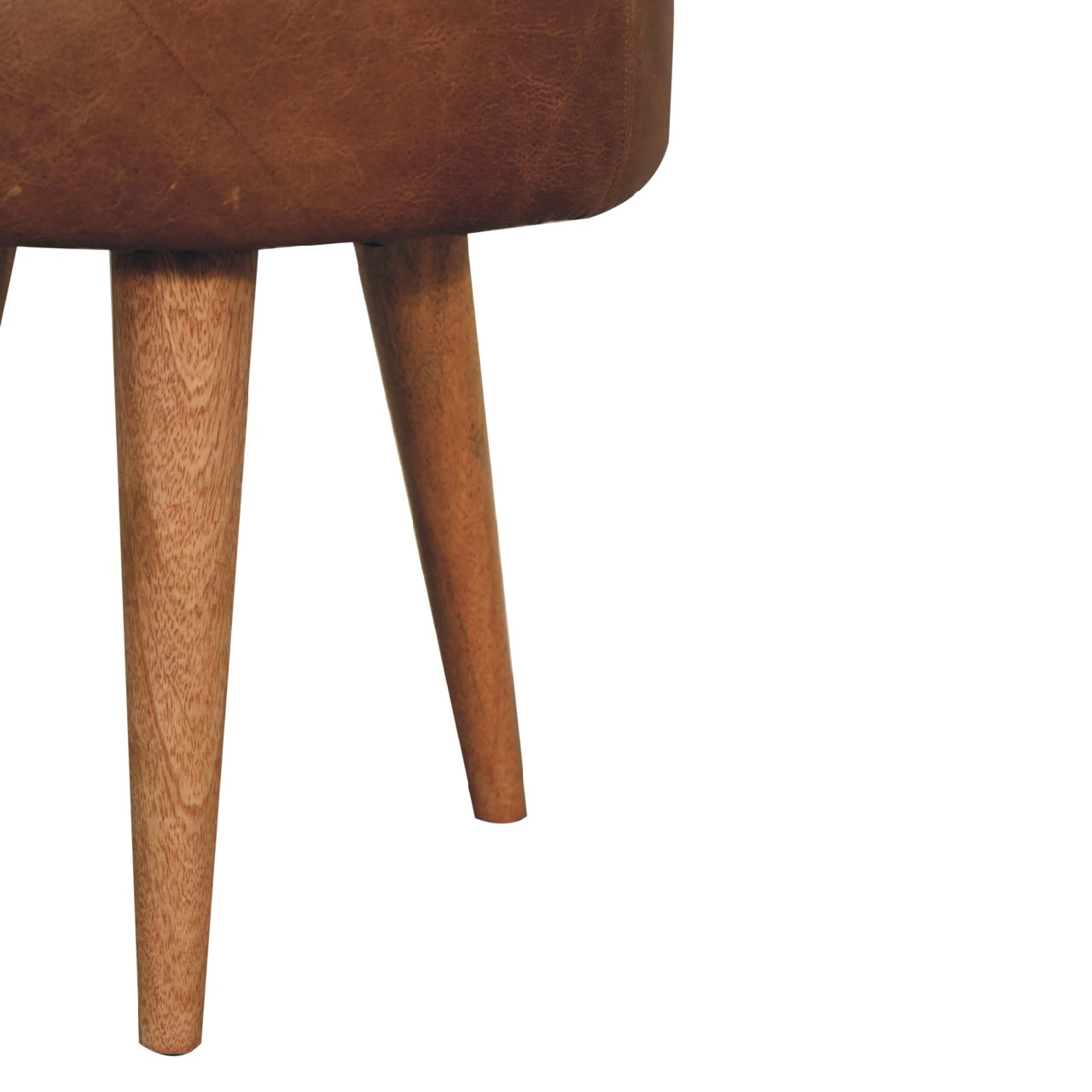 CushCorner Seagrass Buffalo Footstool