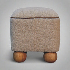 SoleSaver Serenity Footstool with Ball Feet - Furniture One Shop