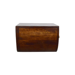 Finley Chestnut Crescent Floating Bedside - Furniture One Shop