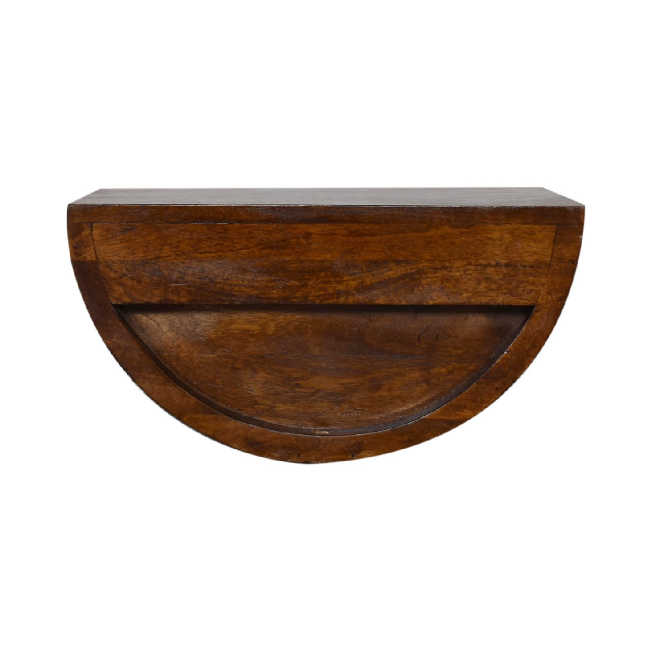 Finley Chestnut Crescent Floating Bedside
