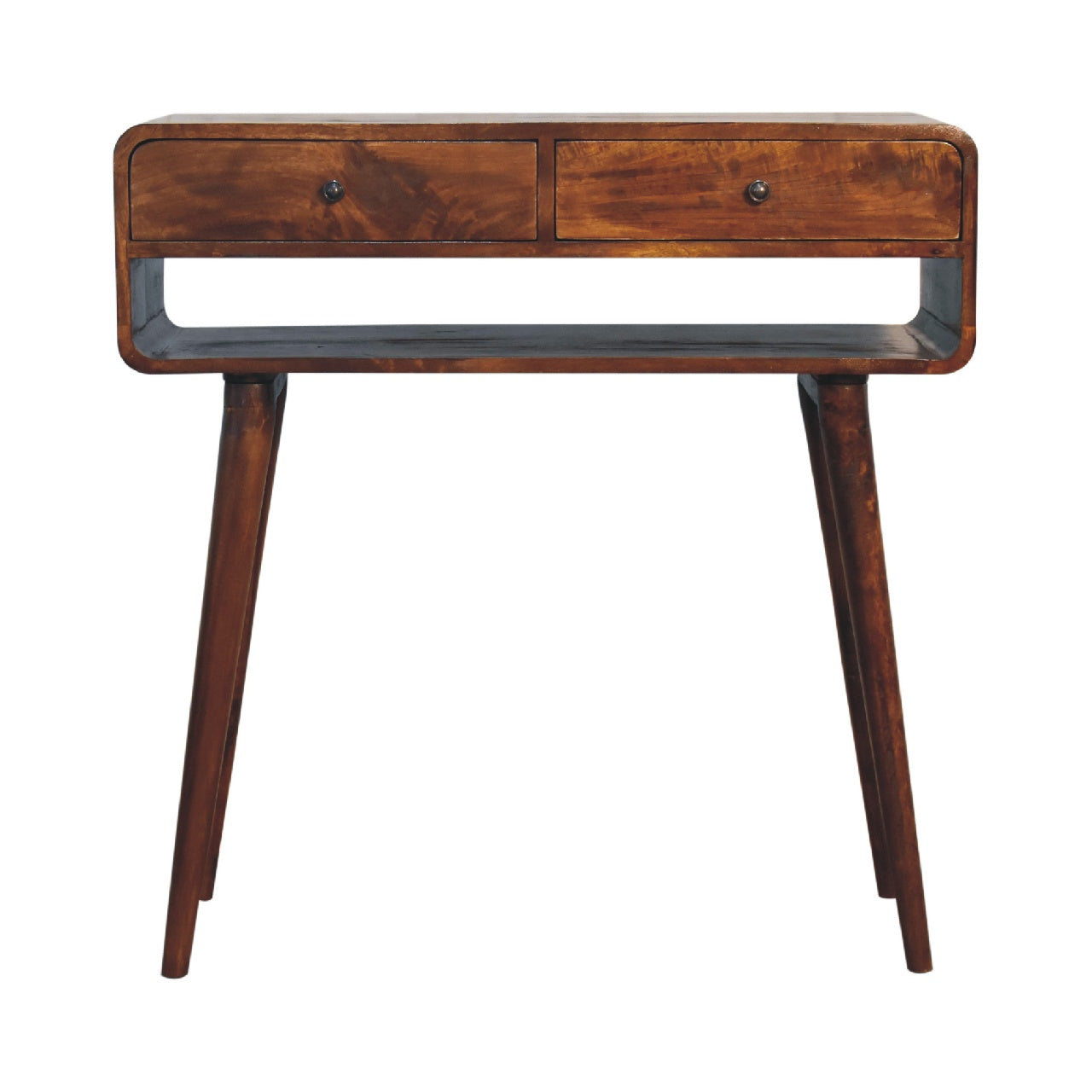 British Table Sonata Chestnut Console Table - Furniture One Shop