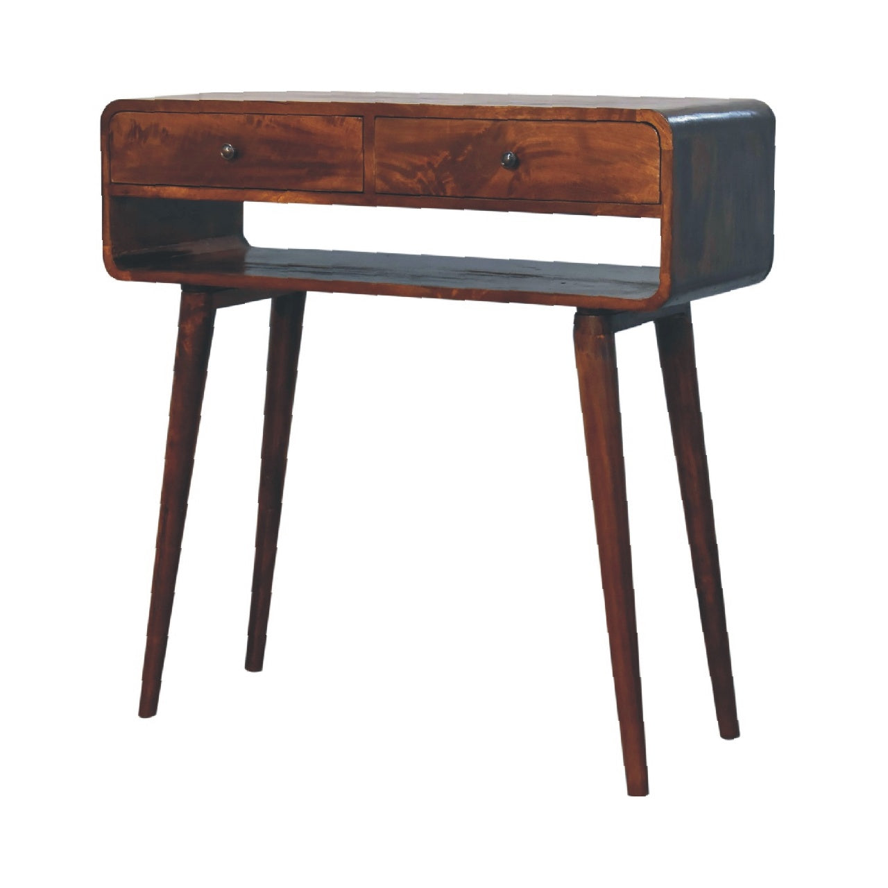 British Table Sonata Chestnut Console Table - Furniture One Shop