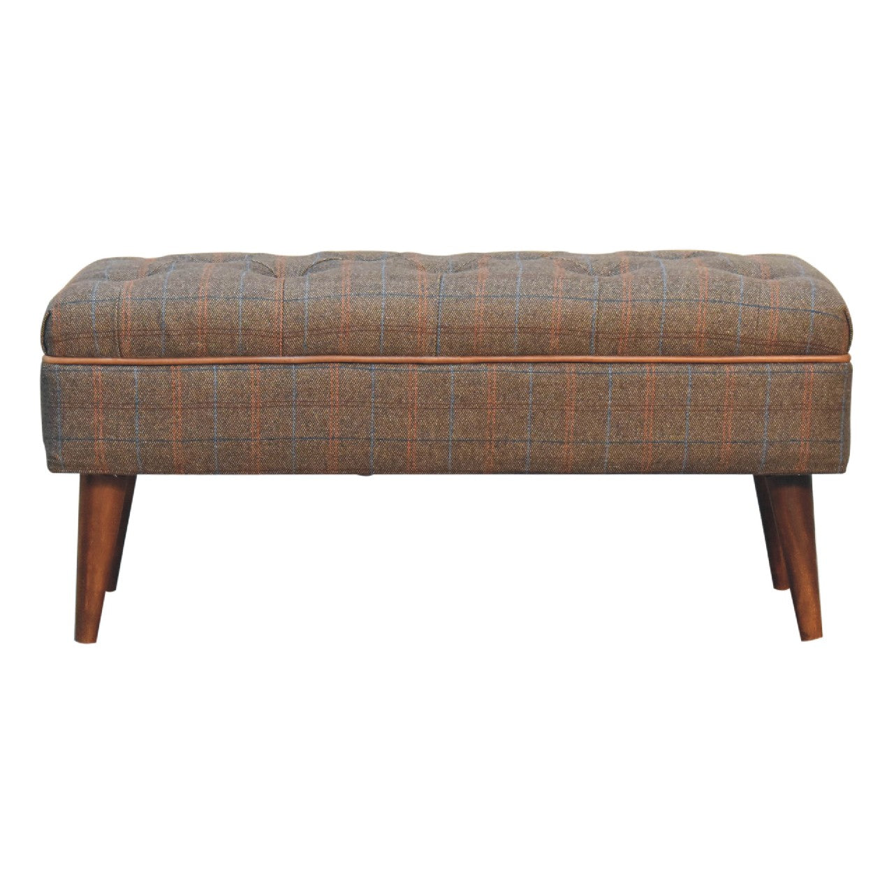 Bite Seat Multi Tweed Buffalo Pipe Bench
