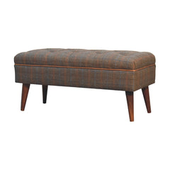 Bite Seat Multi Tweed Buffalo Pipe Bench - Furniture One Shop