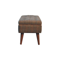 Bite Seat Multi Tweed Buffalo Pipe Bench - Furniture One Shop
