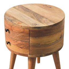 Frankie Odyssey Oak-ish Bedside - Furniture One Shop