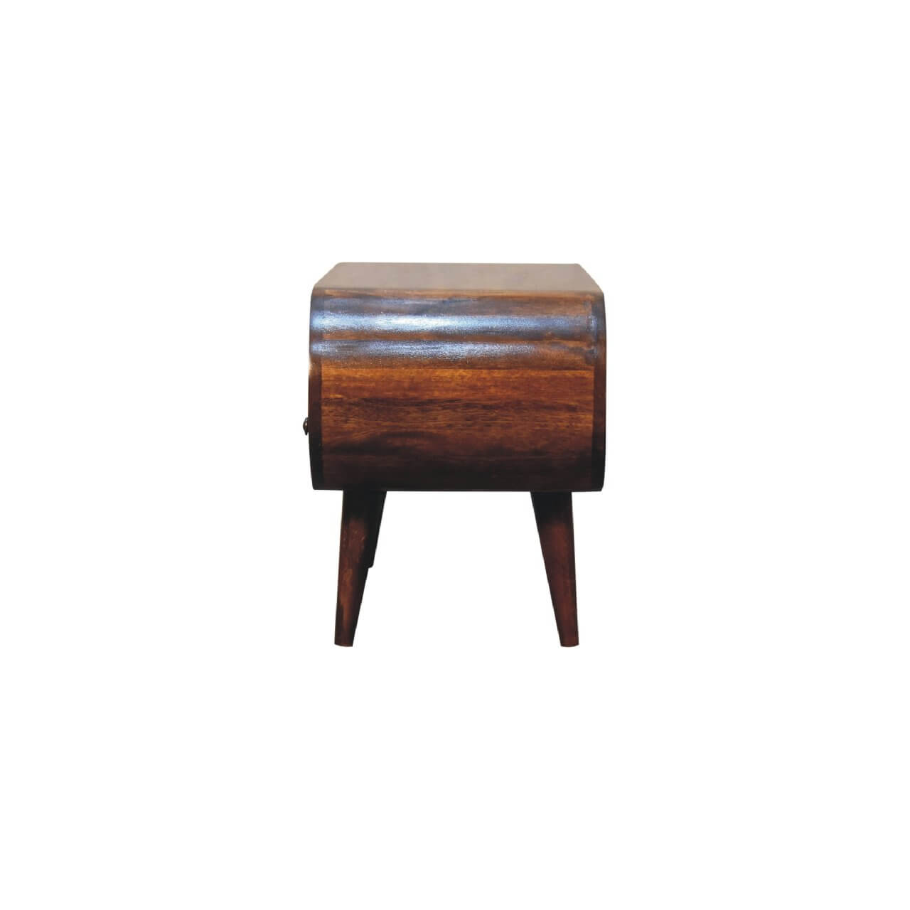 Theo Chestnut Circular TV Stand