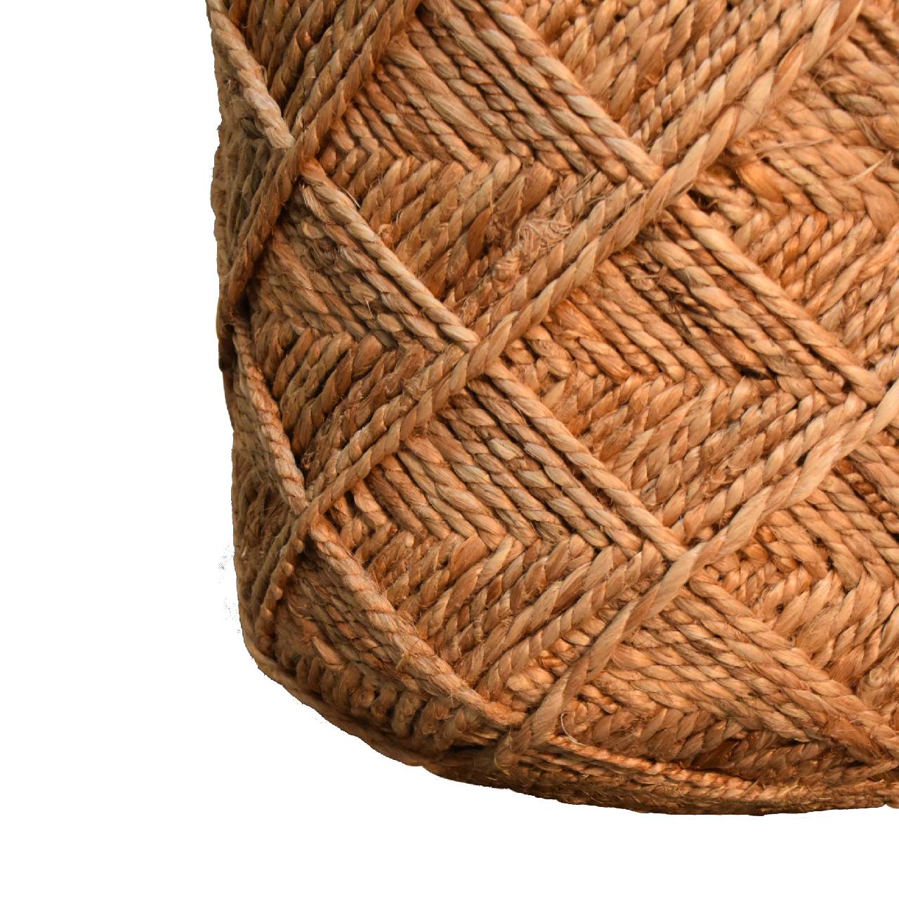 CosyCrest Jute Fiber Footstool Small Pattern