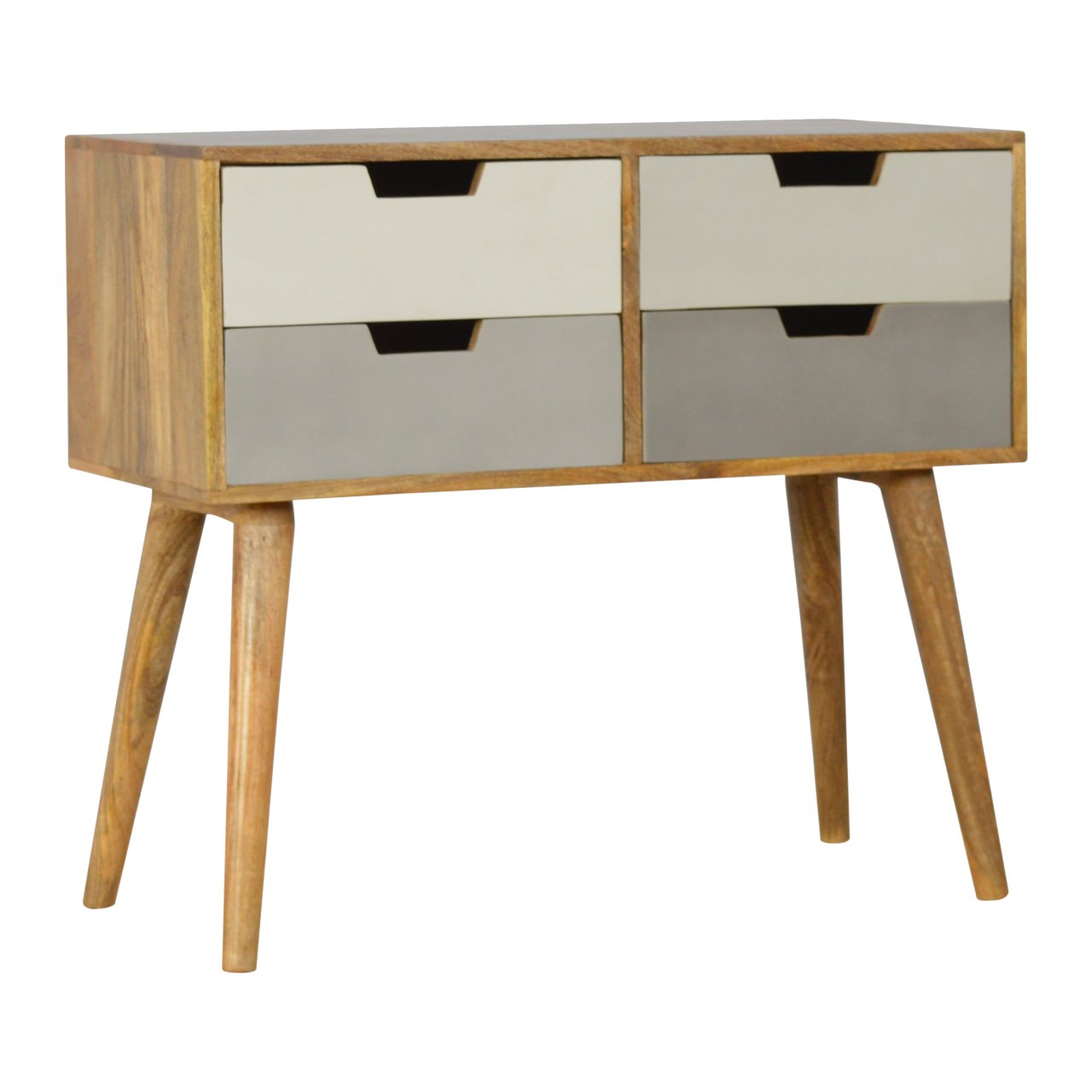 Modern Stand Grey Gradient Console Table - Furniture One Shop