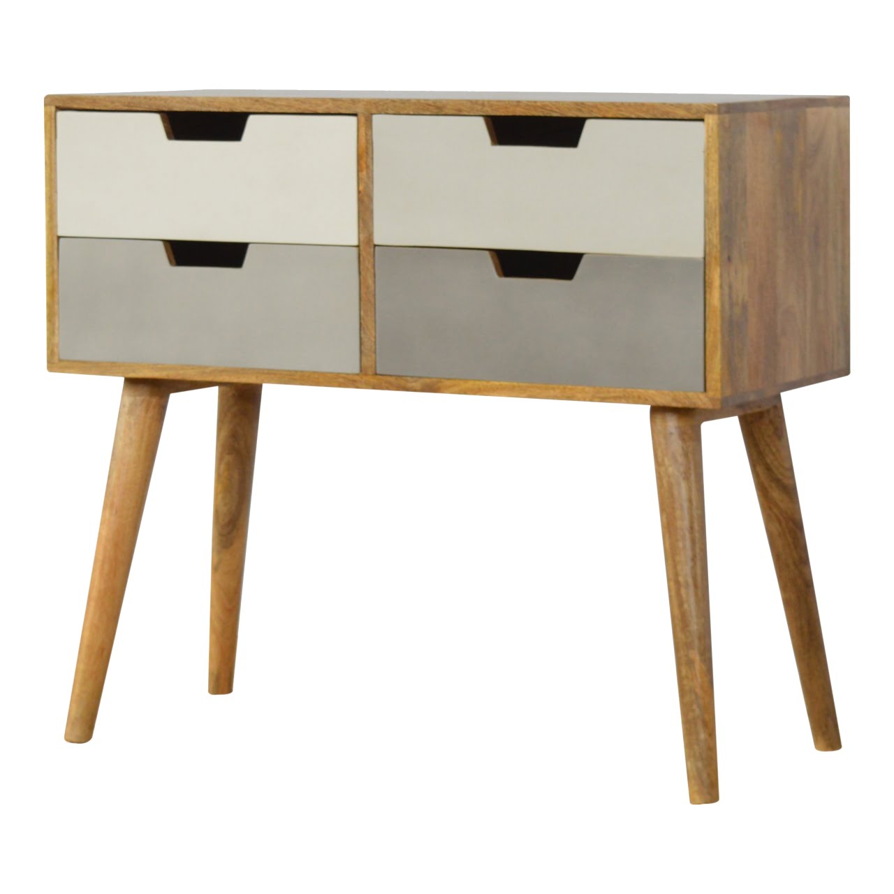 Modern Stand Grey Gradient Console Table - Furniture One Shop