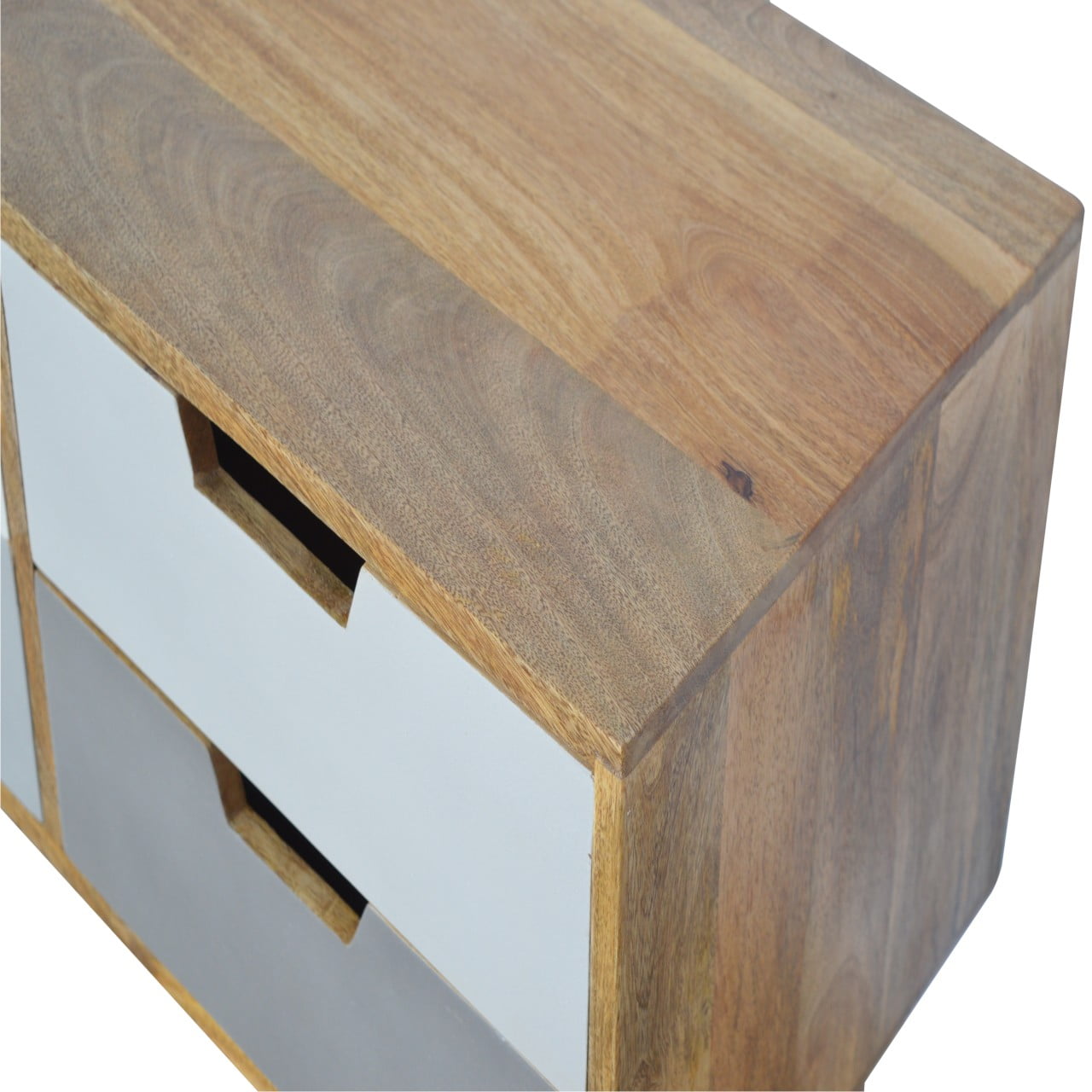 Modern Stand Grey Gradient Console Table - Furniture One Shop