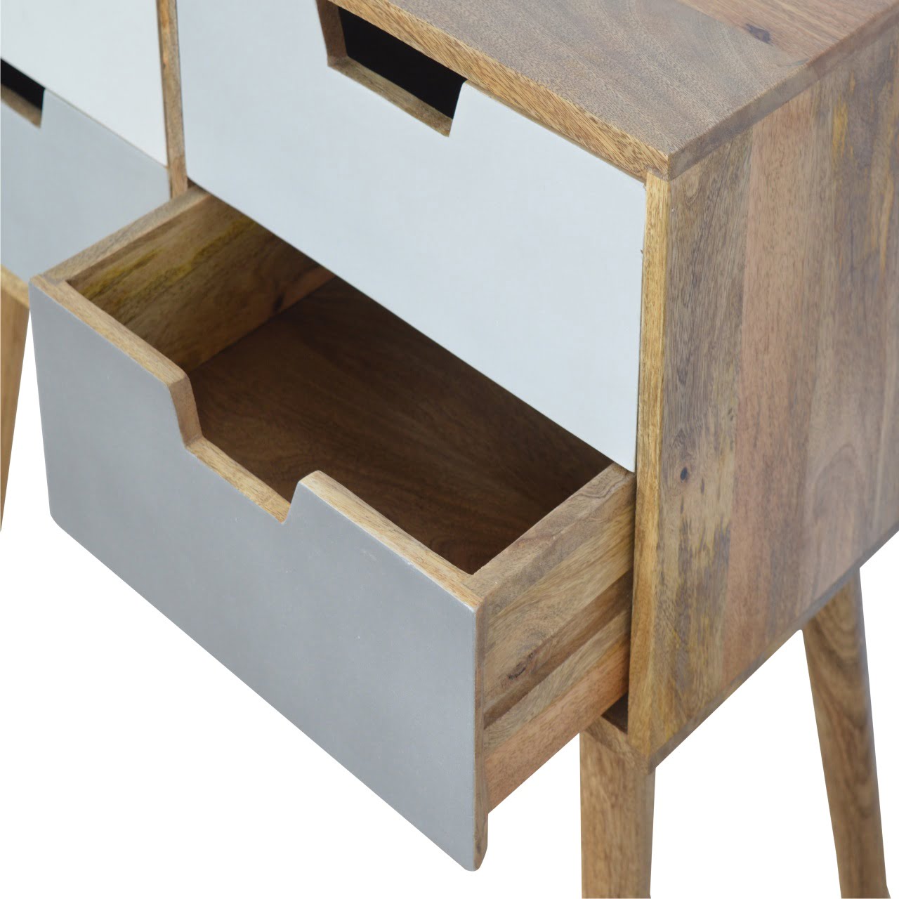 Modern Stand Grey Gradient Console Table - Furniture One Shop