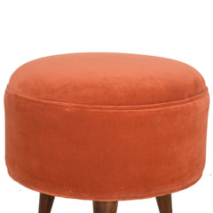 SoleRest Brick Velvet Nordic Style Footstool
