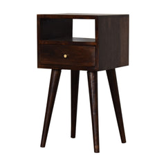 Knights bridge Mini Walnut Bedside