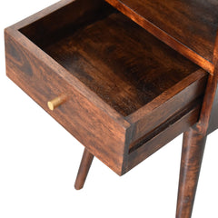 Knights bridge Mini Walnut Bedside