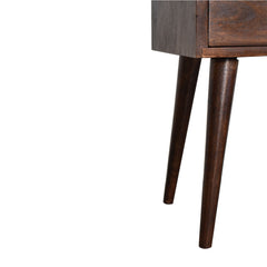 Knights bridge Mini Walnut Bedside