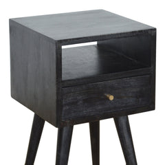 Sloane Mini Ash Black Bedside