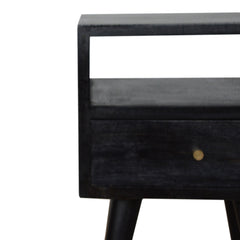 Sloane Mini Ash Black Bedside