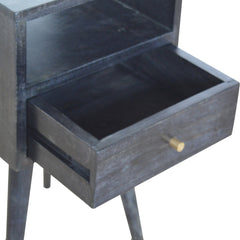 Sloane Mini Ash Black Bedside