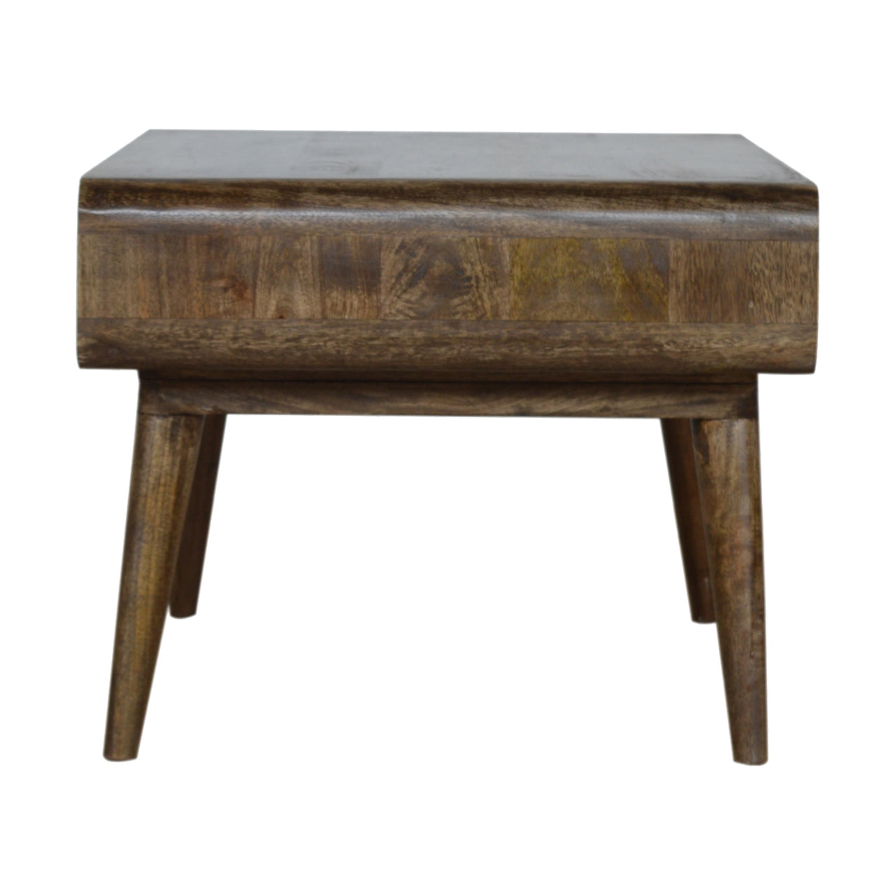Zen Curved Grey Washed Coffee Table - Furniture One Shop