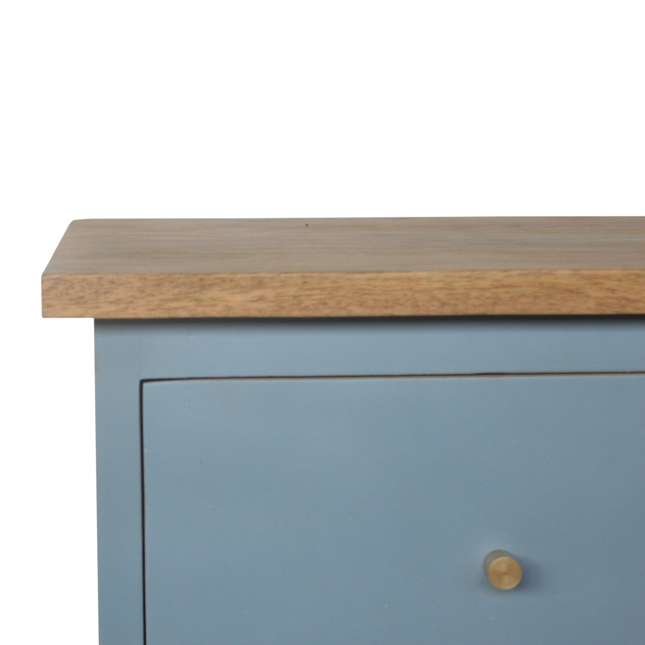 Great Portland Blue Hand Painted Bedside