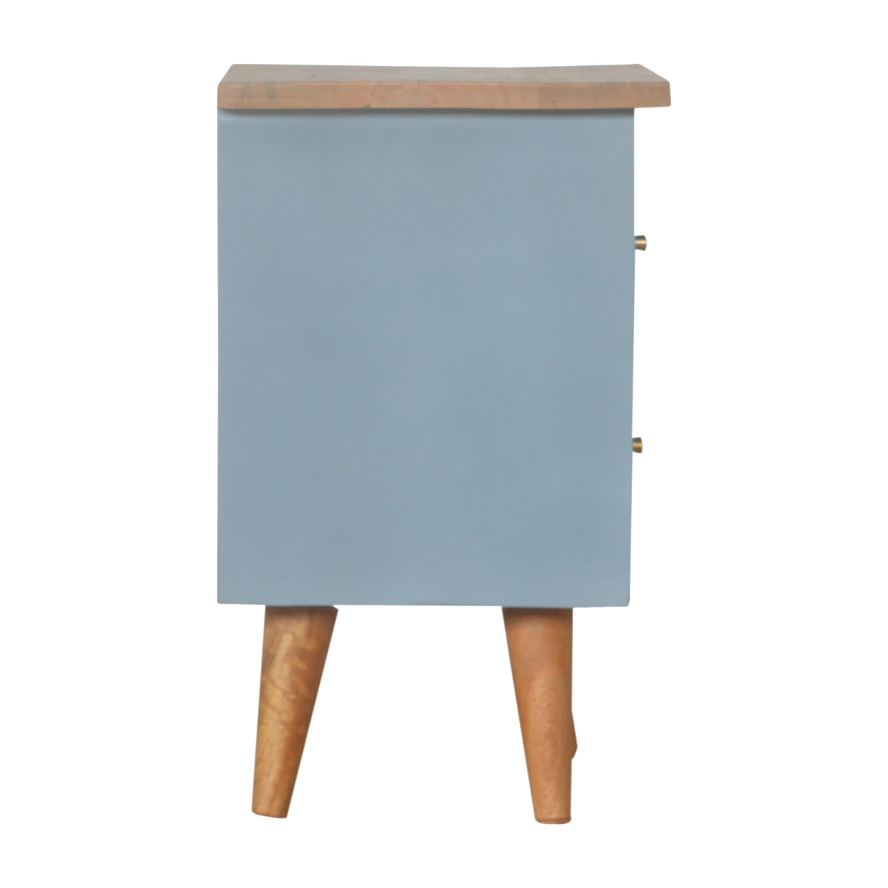 Great Portland Blue Hand Painted Bedside