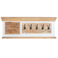 Alfie Wood Hook/Coat Hanger Wall - Furniture One Shop