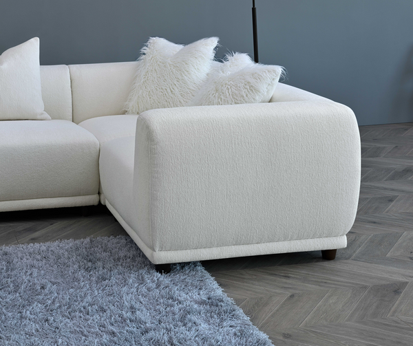 Aluxo Lottie Modular Corner Group in Polar Boucle – Furniture One Shop