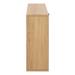 Albany Oak Shoe Cabinet – 1 Flip-Down Door | Stylish Shoe Storage Unit UK
