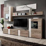 Aleppo Wooden TV Entertainment Unit in Oak Teufel