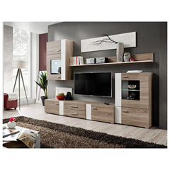 Aleppo Wooden TV Entertainment Unit in Oak Teufel