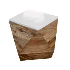 Alfie Bedside Table Solid Mango Wood - Furniture One Shop