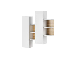 Alva Wooden Entertainment Unit in Oak Grandson & White - Furniture One Shop