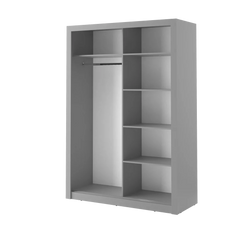 Arti AR-04 Wardrobe With 2 Sliding Doors In Grey Matt